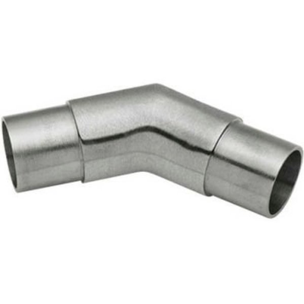 Lavi Industries Lavi Industries, Flush Angle Fitting, 135 Degree, for 2" Tubing, Satin Stainless Steel 44-730/2